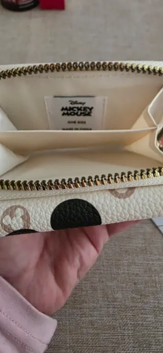 Billetero monedero Disney Mickey Mouse