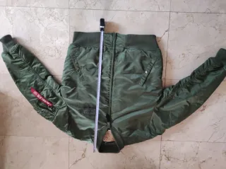 Cazadora Bomber Alpha Industries Verde Talla XL