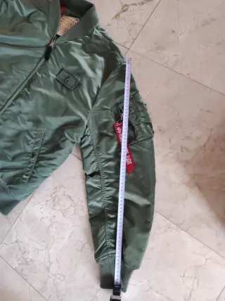Cazadora Bomber Alpha Industries Verde Talla XL