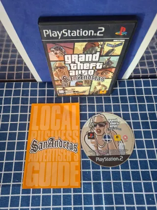 PS2 GTA SAN ANDREAS ORIGINAL COMPLETO