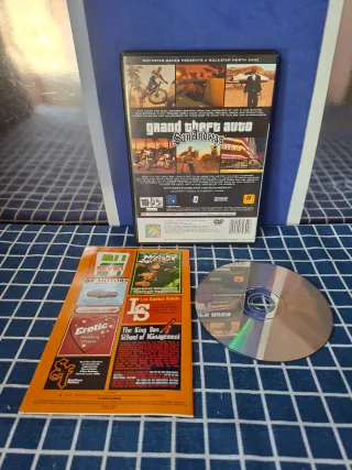 PS2 GTA SAN ANDREAS ORIGINAL COMPLETO