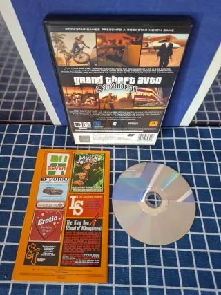 PS2 GTA SAN ANDREAS ORIGINAL COMPLETO