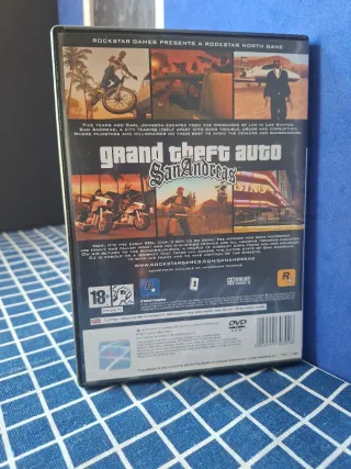 PS2 GTA SAN ANDREAS ORIGINAL COMPLETO