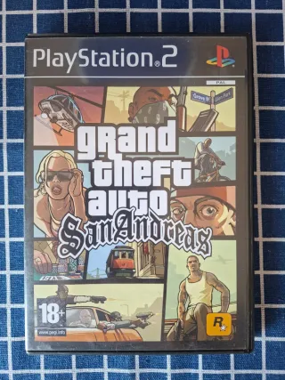 PS2 GTA SAN ANDREAS ORIGINAL COMPLETO