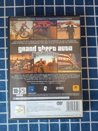 PS2 GTA SAN ANDREAS ORIGINAL COMPLETO