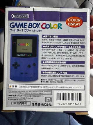 Nintendo Game Boy Color Morado