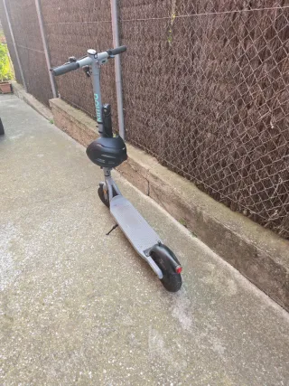 Patinete eléctrico gris