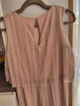 Mono plisado H&M brillo rosa talla 12-14 años