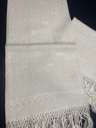 2 Asciugamani Lino Fiandra Antichi