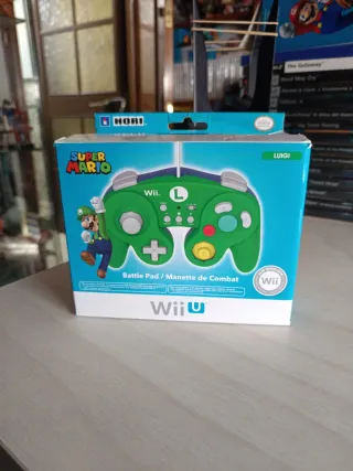 Mando Hori Battle Pad Luigi Super Mario Wii U