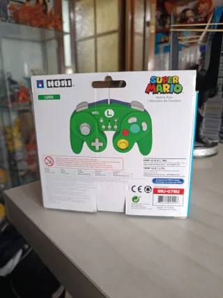 Mando Hori Battle Pad Luigi Super Mario Wii U