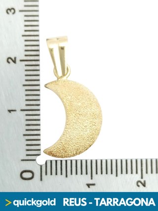 035-03-00910 COLGANTE ORO DE 18K MEDIA LUNA