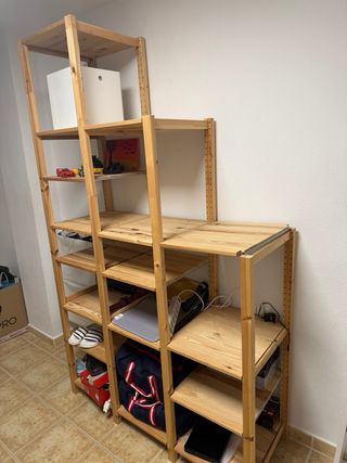 Scaffalatura IKEA IVAR grande in legno massello