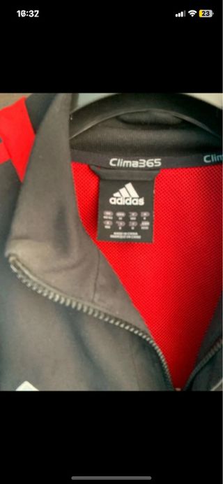 Chaqueta AC Milan Adidas Negra Roja