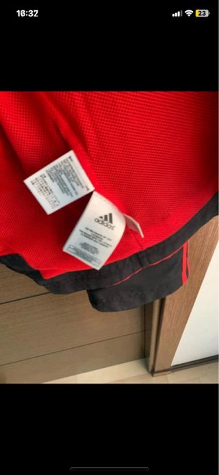 Chaqueta AC Milan Adidas Negra Roja