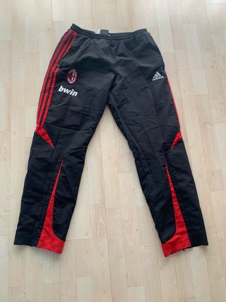 Chandal completo AC Milan Adidas Negra Roja
