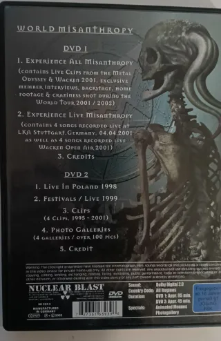Dimmu Borgir World Misanthropy  DVD