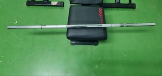 Barra musculación Corength 1,20m (28mm) + topes