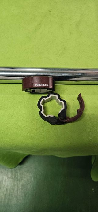 Barra musculación Corength 1,20m (28mm) + topes