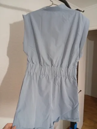 Mono corto mujer azul