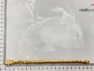 pulsera oro 18k con circonita