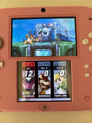 Nintendo 2DS Rosa + Caricabatterie + Scheda 64GB