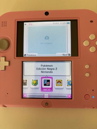 Nintendo 2DS Rosa + Caricabatterie + Scheda 64GB