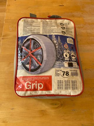 cadenas textiles para la nieve