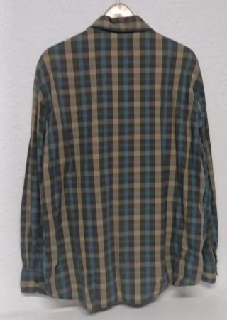Camisa cuadros algodón Angelo Litrico XXL