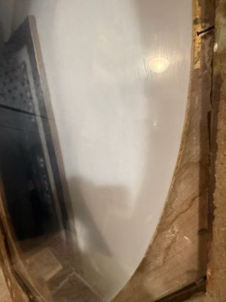 Marco Ovalado Antiguo Dorado Siglo XIX