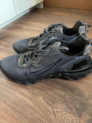 Zapatillas Nike React Vision Gris Naranja SIN CAJA