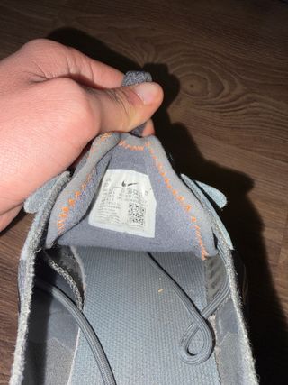 Zapatillas Nike React Vision Gris Naranja SIN CAJA