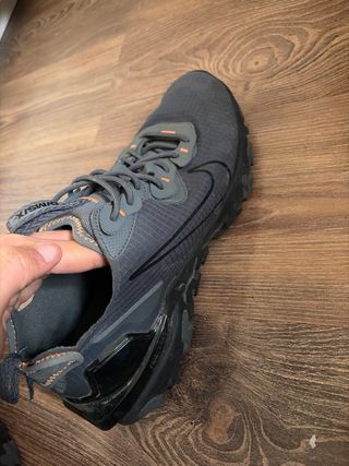 Zapatillas Nike React Vision Gris Naranja SIN CAJA