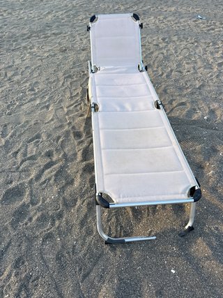 2 Tumbonas de Playa Nuevas con Toldo