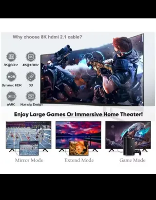 Cavo HDMI XICIKU 8K HDTV 2.1