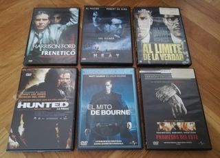 Pack di film d'azione e thriller in DVD