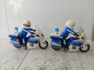 Playmobil Motos Policía