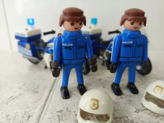 Playmobil Motos Policía