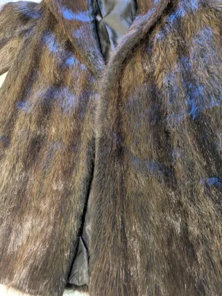 Abrigo Piel Vintage Talla 40