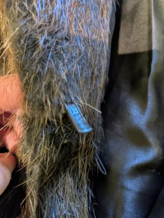 Abrigo Piel Vintage Talla 40