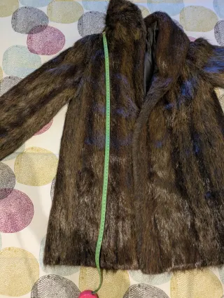 Abrigo Piel Vintage Talla 40