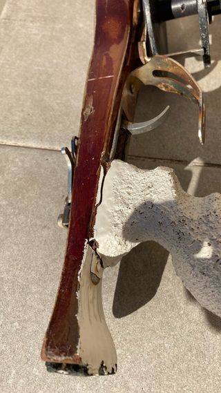 Fusil pesca submarina madera 120 con carrete