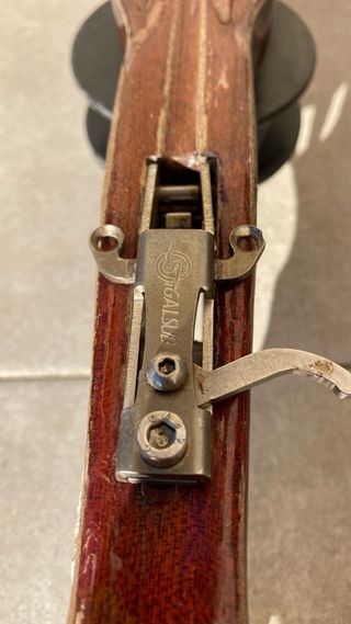 Fusil pesca submarina madera 120 con carrete