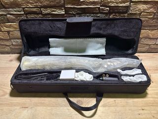 BTUTY Saxofón Soprano Bb Latón Profesional