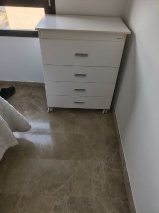 Cajonera blanca 4 cajones