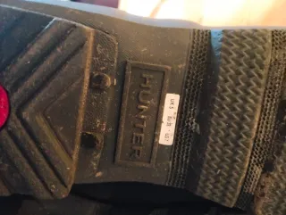 Botas Hunter Negras Talla 38