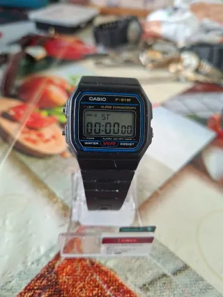 Orologio Casio F-91W Nero
