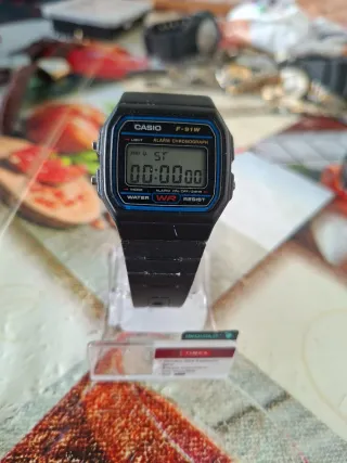 Orologio Casio F-91W Nero