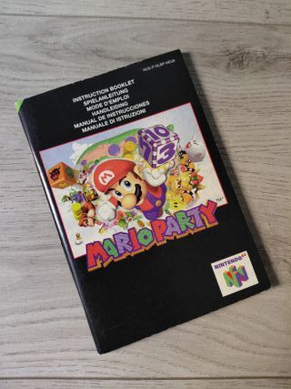 Manuale Mario Party N64 Nintendo