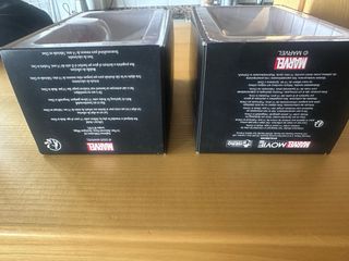 Figuras Dr. Strange y Capitana Marvel